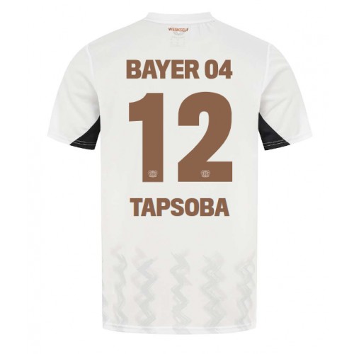 Fotballdrakt Herre Bayer Leverkusen Edmond Tapsoba #12 Bortedrakt 2024-25 Kortermet